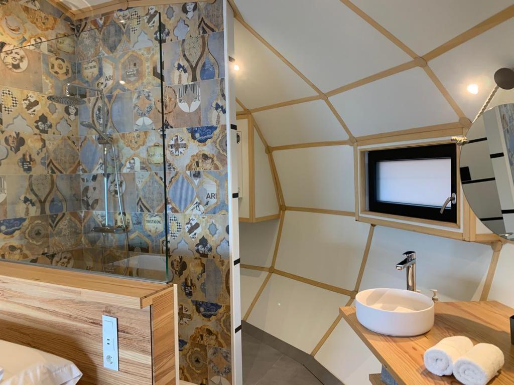 Hotel Glamping Do Mar à Baiona Extérieur photo